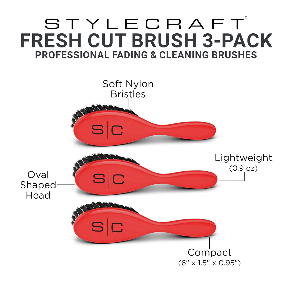 StyleCraft The Fresh Cut Brush (3 Pack) — CLIPRONS
