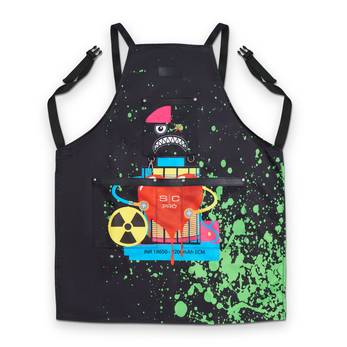 StyleCraft Black Radioactive Apron — CLIPRONS