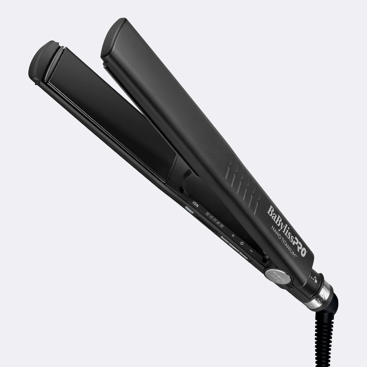 BaBylissPRO NanoTitanium Dual Ionic 1.25" Flat Iron Matte Black — CLIPRONS