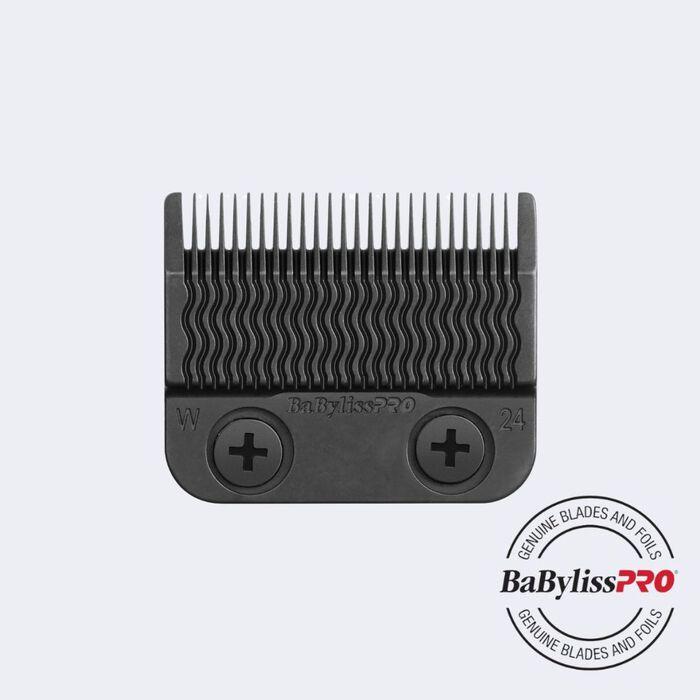 BaBylissPRO Black Metal-Injection Molded Precision Clipper Blade (24 — CLIPRONS