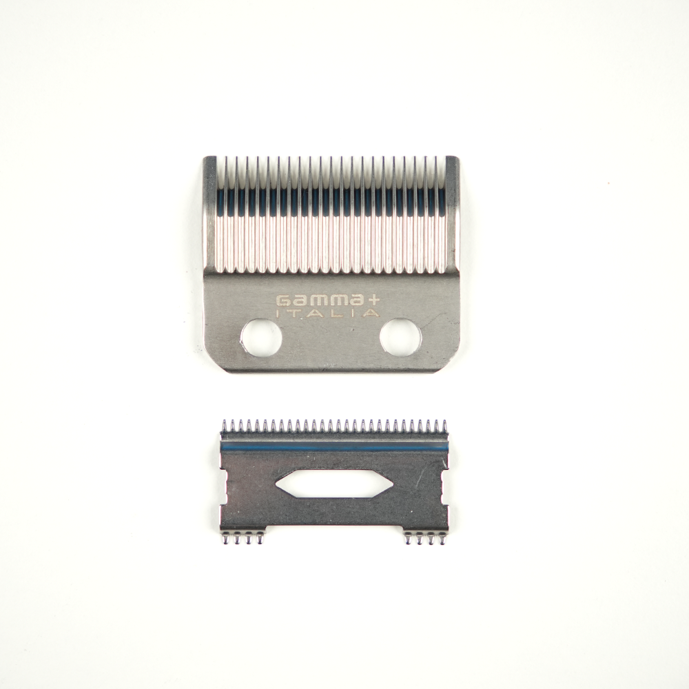 Gamma+ + Fixed Stainless Steel Replacement Taper Blade — CLIPRONS