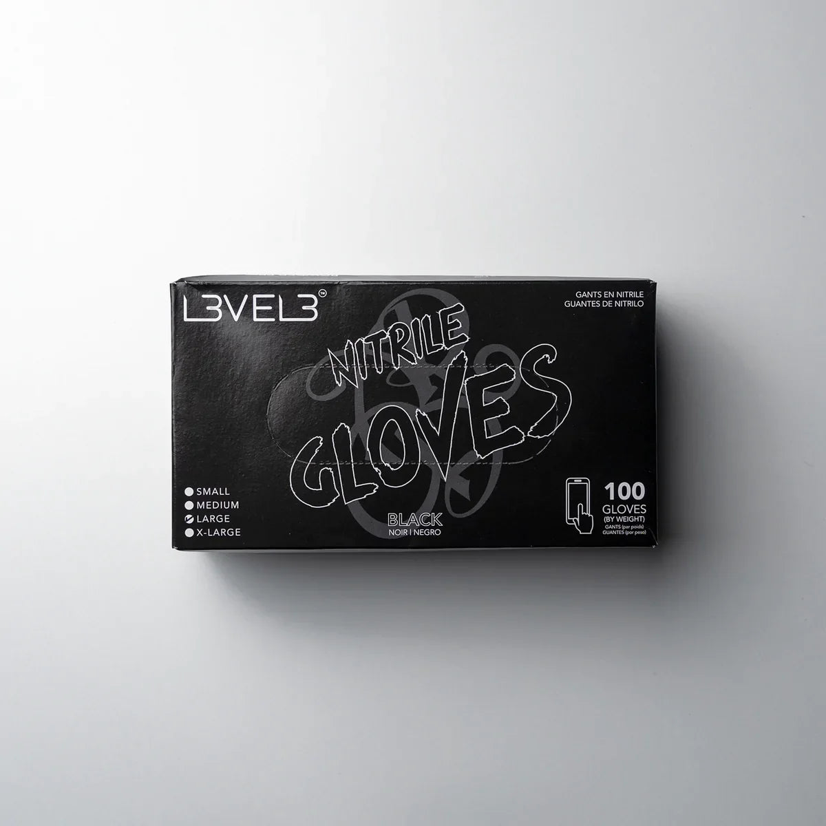 L3VEL3 Nitrile Gloves Black — CLIPRONS