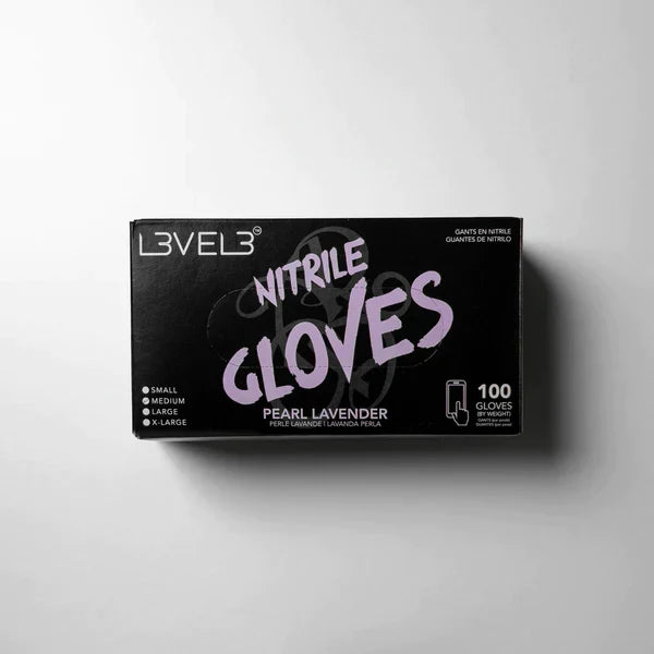 L3VEL3 Nitrile Gloves Pearl Lavender — CLIPRONS