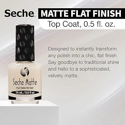 Seche Matte Flat Finish Top Coat — CLIPRONS