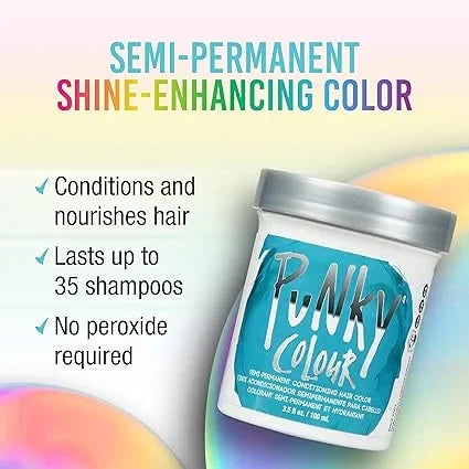 Punky Colour Semi-Permanent Conditioning Hair Color Turquoise — CLIPRONS