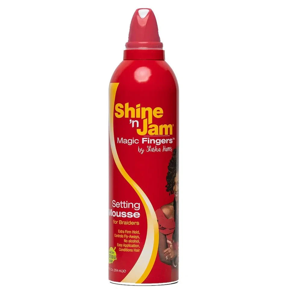 AmPro Shine 'n Jam Magic Fingers Setting Mousse - 327ml — CLIPRONS