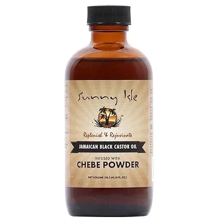 Sunny Isle Jamaican Black Castor Oil Infused with All-Natural African Chebe Powder - 118 ml — CLIPRONS