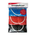 Eden 30 pcs Shower Caps – Blue, Red, & Black — CLIPRONS