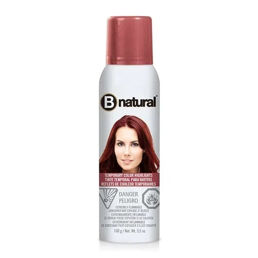 B Natural Gentle Auburn Color Highlights Spray – Temporary Root Touch-Up (3.5 oz / 100 g) — CLIPRONS