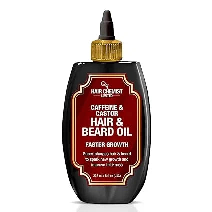 Hair Chemist Caffeine & Castor Faster Growth Hair & Beard Oil - 236ml — CLIPRONS