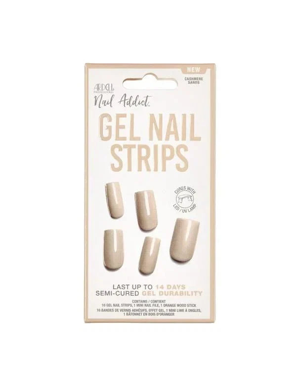 Ardell Nail Addict Gel Nail Strips Cashmere Sands — CLIPRONS