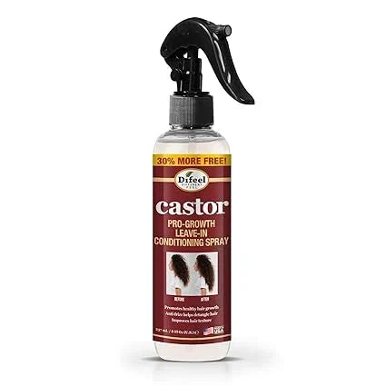 Difeel Castor Pro-Growth Leave-In Conditioning Spray - 236ml — CLIPRONS