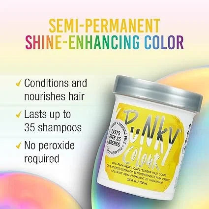 Punky Colour Semi-Permanent Conditioning Hair Color Bright Yellow — CLIPRONS