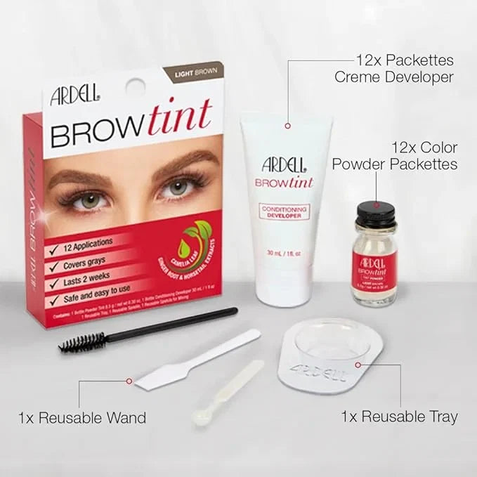 Ardell Brow Tint Light Brown kit — CLIPRONS