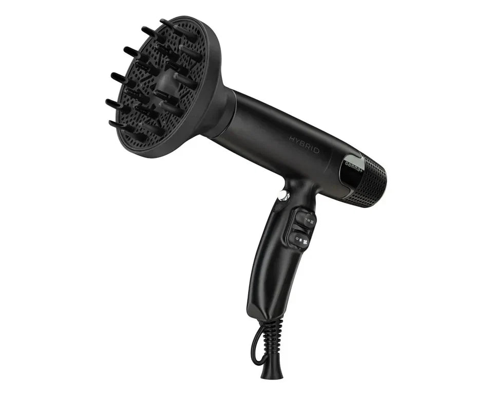 Gamma+ Hybrid Hair Dryer Black — CLIPRONS