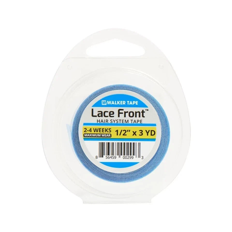 Lace Front Hair System Tape By Walker Tape 1/2 inch X 3 yard Roll — CLIPRONS