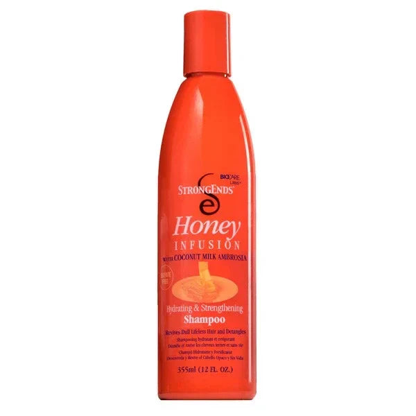 STRONGENDS HONEY INFUSION HYDRATING & STRENGTHENING SHAMPOO 355ML/12OZ — CLIPRONS