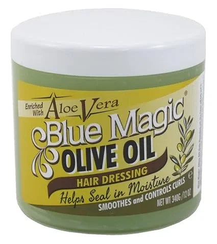 Blue Magic Olive Oil Hair Dressing with Aloe Vera 12 Ounce — CLIPRONS