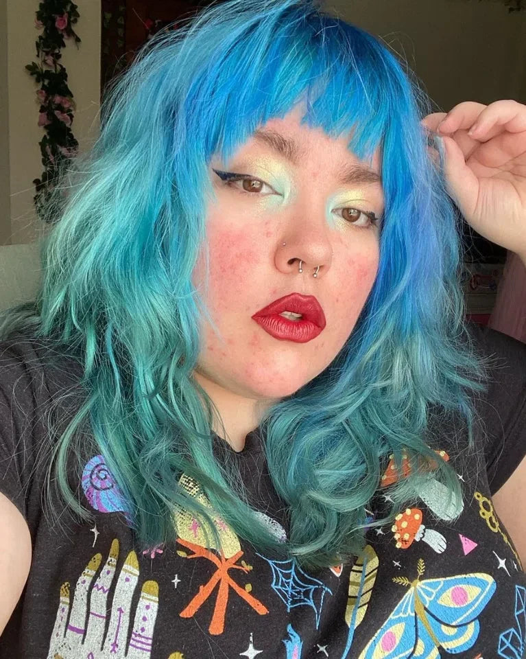 PUNKY COLOUR Semi-Permanent Conditioning Hair Color Lagoon Blue — CLIPRONS
