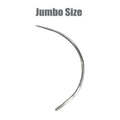 Eden 9cm Long Curved Needle – Silver — CLIPRONS
