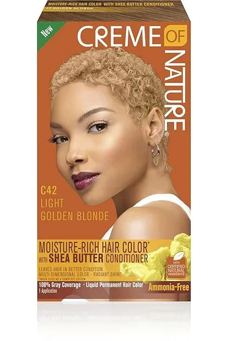 Creme Of Nature Color C42 Light Golden Blonde — CLIPRONS