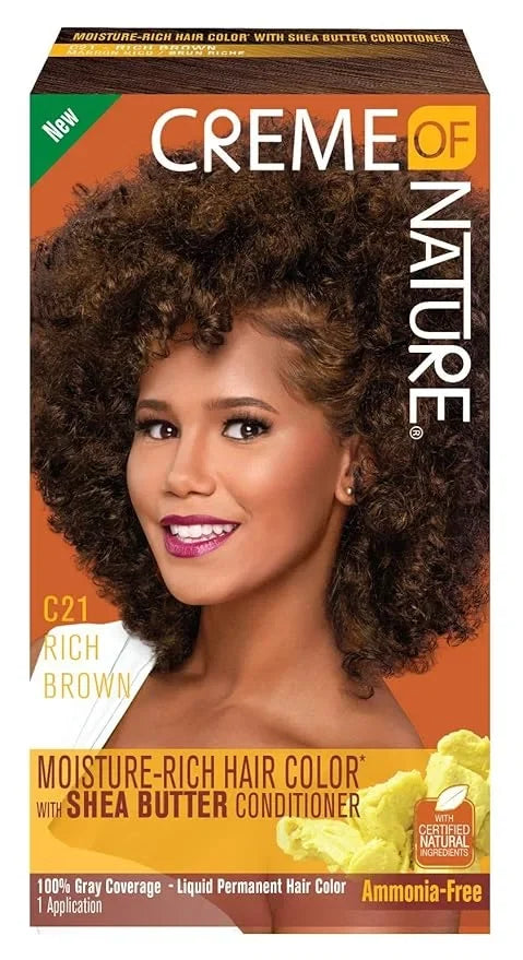 Creme Of Nature Color C21 Rich Brown Kit (6 Pack) — CLIPRONS