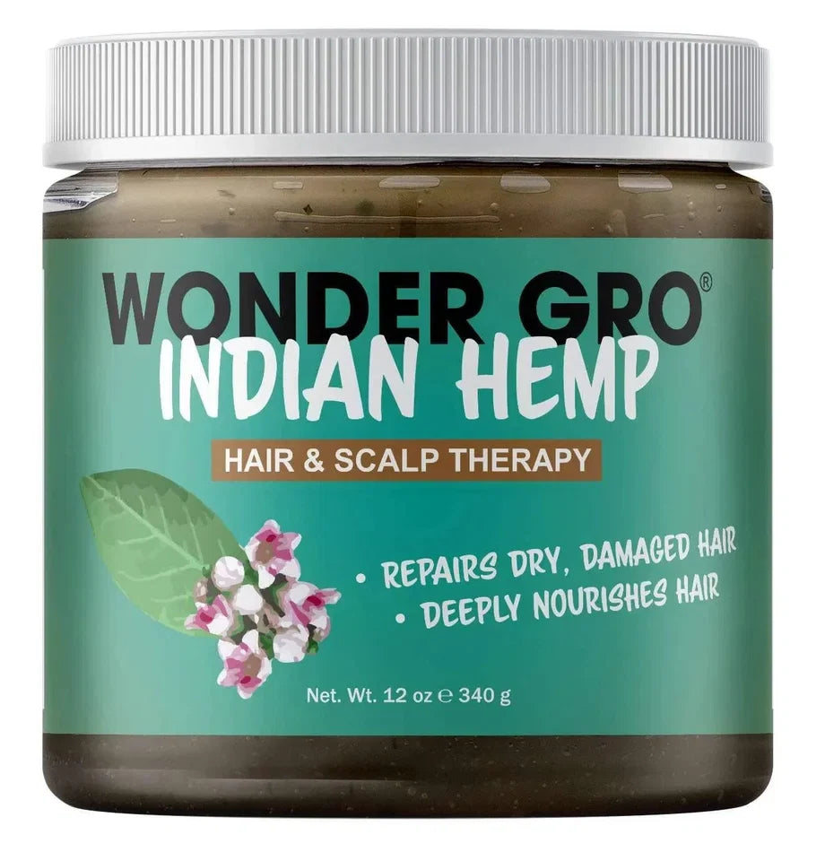 Wonder Gro Indian Hemp Hair & Scalp Therapy – 12 oz — CLIPRONS