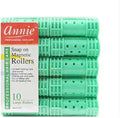 Large Snap-On Magnetic Rollers, Green — 10 Pieces — CLIPRONS