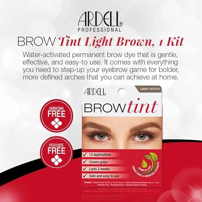 Ardell Brow Tint Light Brown kit — CLIPRONS