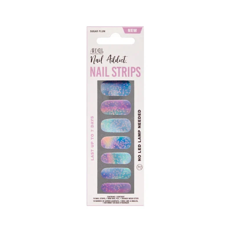 Ardell Nail Addict Nail Strips Sugar Plum — CLIPRONS