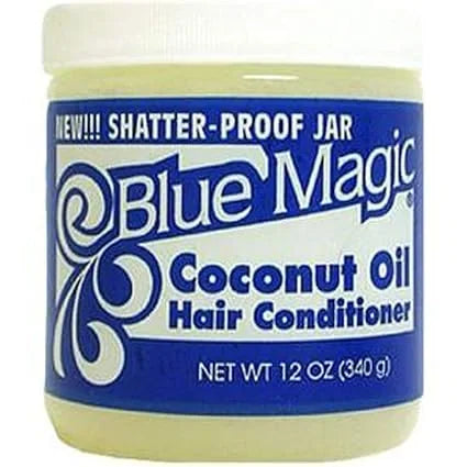 Blue Magic Coconut Hair Conditioner, Blue, 12 ounce (Pack of 6) — CLIPRONS