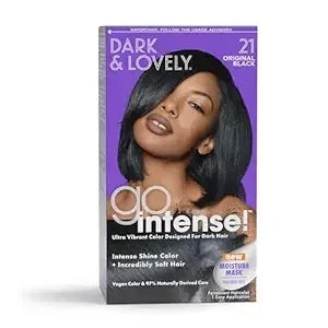 SoftSheen-Carson Dark and Lovely Ultra Vibrant Permanent Hair Color Go Intense Hair Dye with Olive Oil for Shine and Softness, Original Black — CLIPRONS