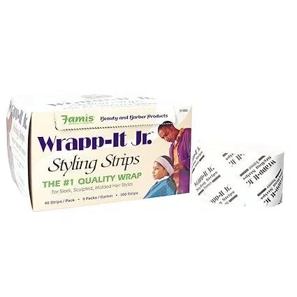 Graham Professional Beauty Wrapp-It Jr Styling Strips, White — CLIPRONS
