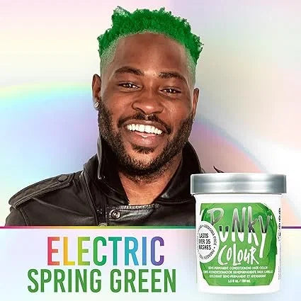 Punky Colour Semi-Permanent Conditioning Hair Color – Spring Green — CLIPRONS