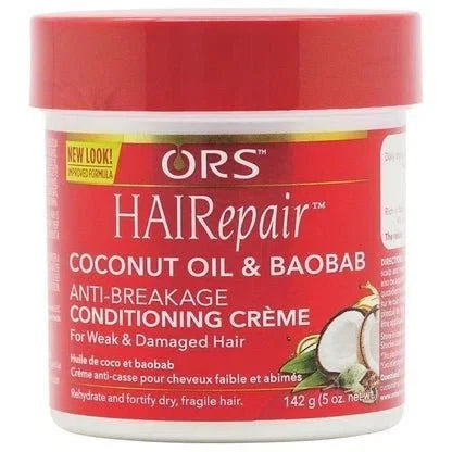 ORS HAIRepair Coconut & Baobab Anti-Breakage Creme - 142g — CLIPRONS