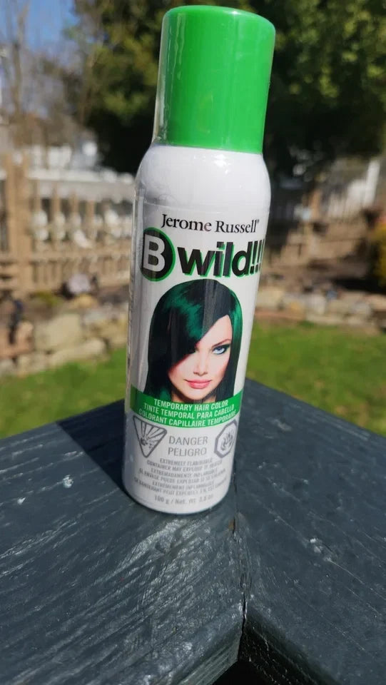 J|R BWild Temporary Hair Color Spray Jaguar Green — CLIPRONS