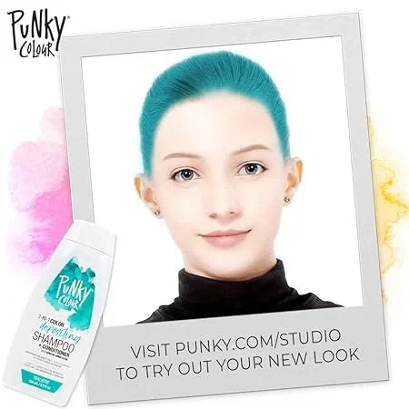 Punky 3-in-1 Color Depositing Shampoo,Conditioner Tealistic — CLIPRONS