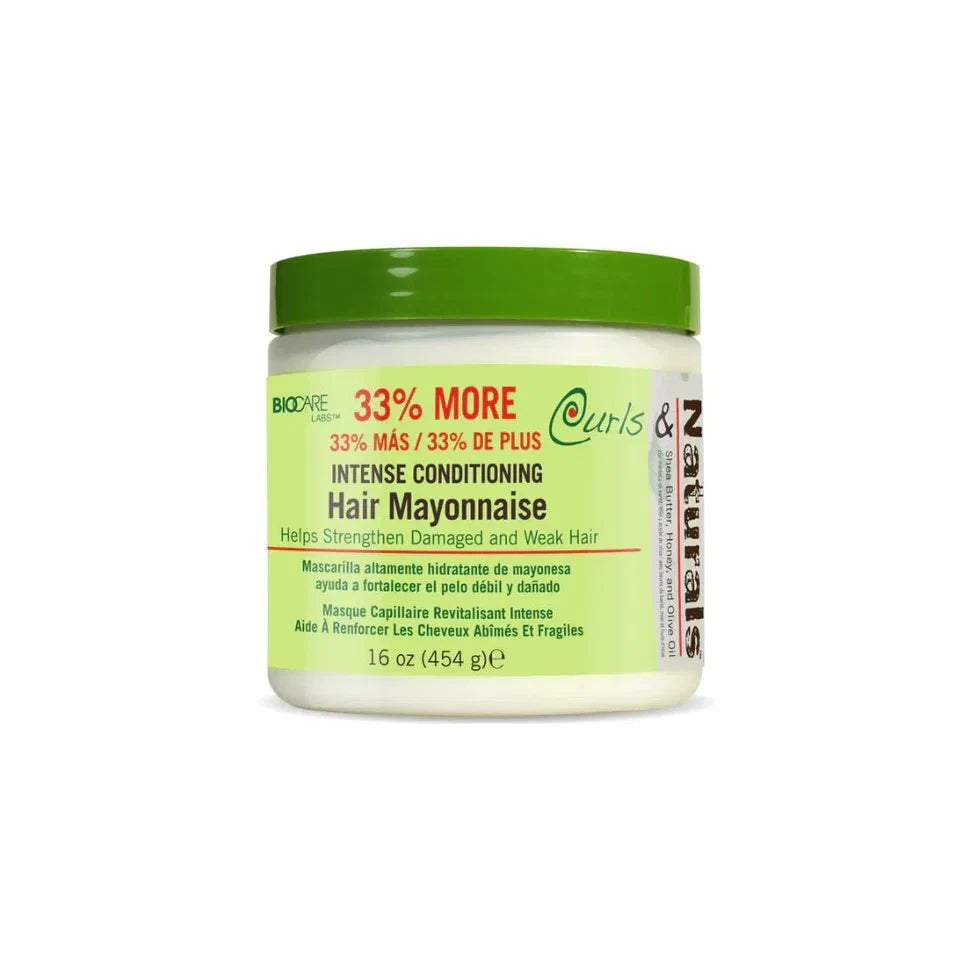 Curls & Naturals 16 oz Intense Conditioning Hair Mayonnaise with Shea Butter, Honey and Olive Oil — CLIPRONS