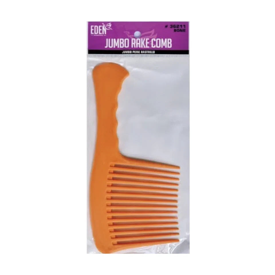 Eden Jumbo Rake Comb – Orange — CLIPRONS