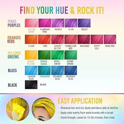 Punky Colour Semi-Permanent Conditioning Hair Color Bright Yellow — CLIPRONS