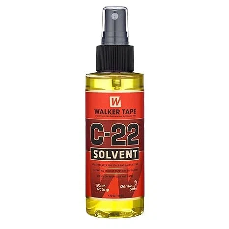 C-22 adhesive solvent by Walker Tape C22 Solvent 4 Oz Spray For Lace Wigs & Toupees — CLIPRONS