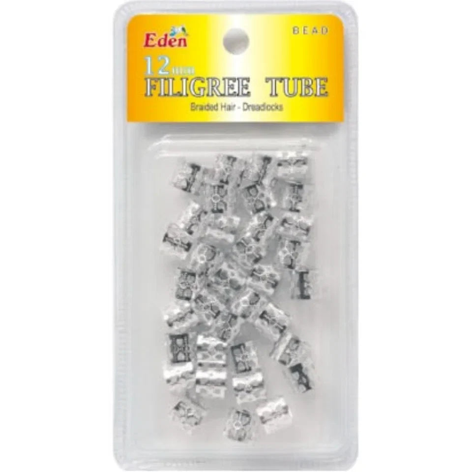 Eden 12mm Filigree Tube - Silver — CLIPRONS