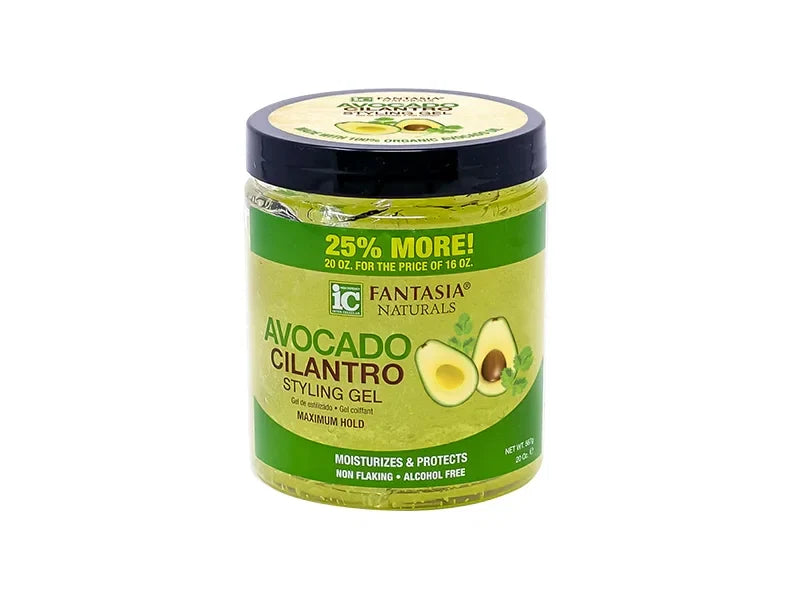 Fantasia IC Naturals Avocado & Cilantro Styling Gel - 20oz (3 Pack) — CLIPRONS