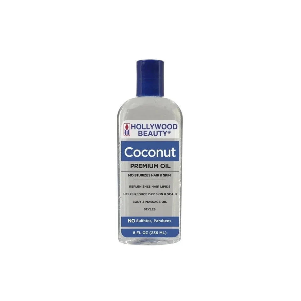 Hollywood Beauty Coconut Oil - 8 fl oz (236 ml) — CLIPRONS