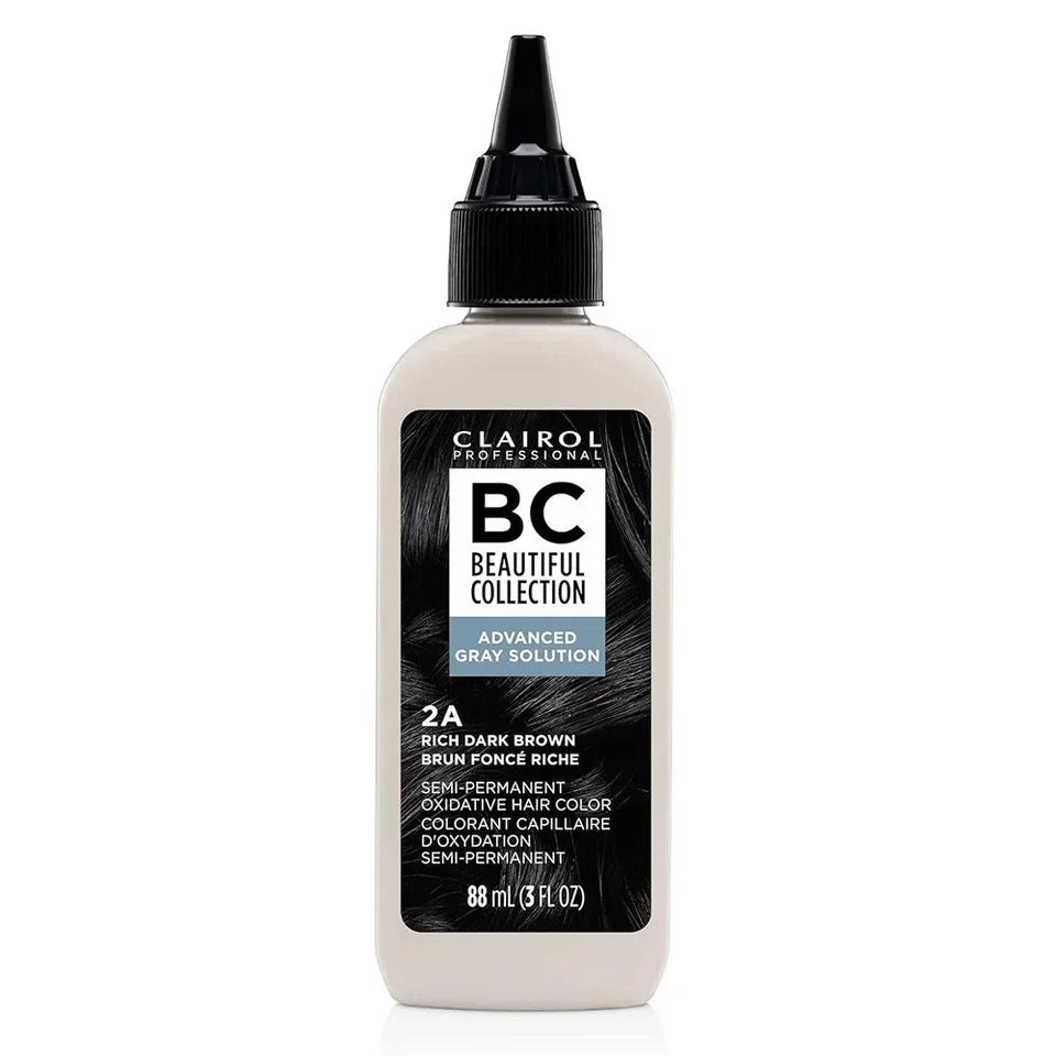 Clairol Beautiful Collection 2A Rich Dark Brown Semi Permanent Hair Dye for Deep Color and Gray Blending 3Oz (88ml) — CLIPRONS