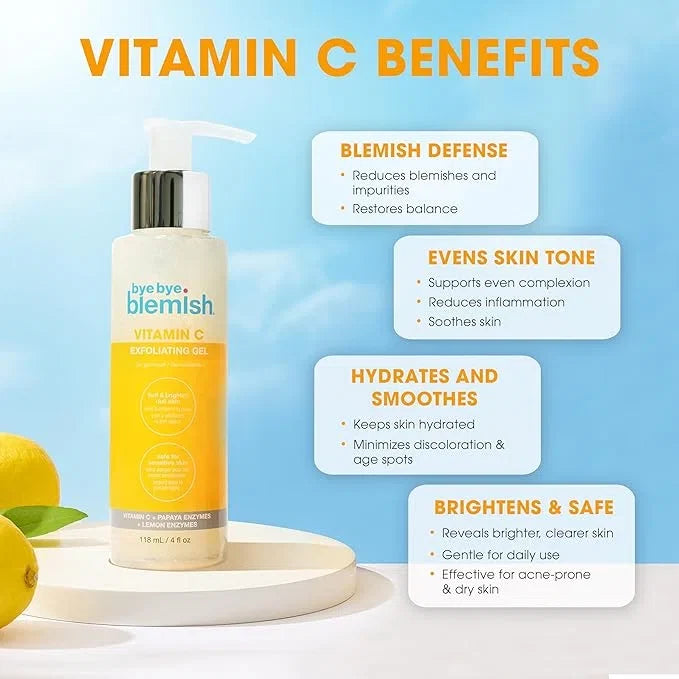 Bye Bye Blemish Vitamin C Exfoliating Gel — CLIPRONS