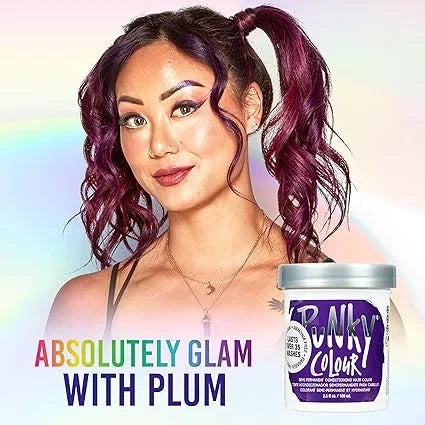 Punky Colour Semi-Permanent Conditioning Hair Color Plum — CLIPRONS