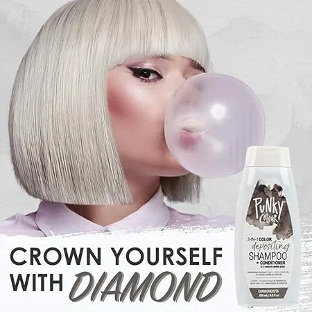 Punky 3-in-1 Color Depositing Shampoo-Conditioner Diamondista — CLIPRONS