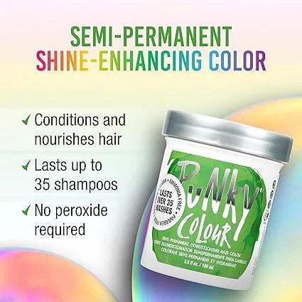 Punky Colour Semi-Permanent Conditioning Hair Color – Spring Green — CLIPRONS