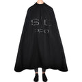 StyleCraft Waterproof Barber/Stylist Cape with Adjustable Closure - Black — CLIPRONS